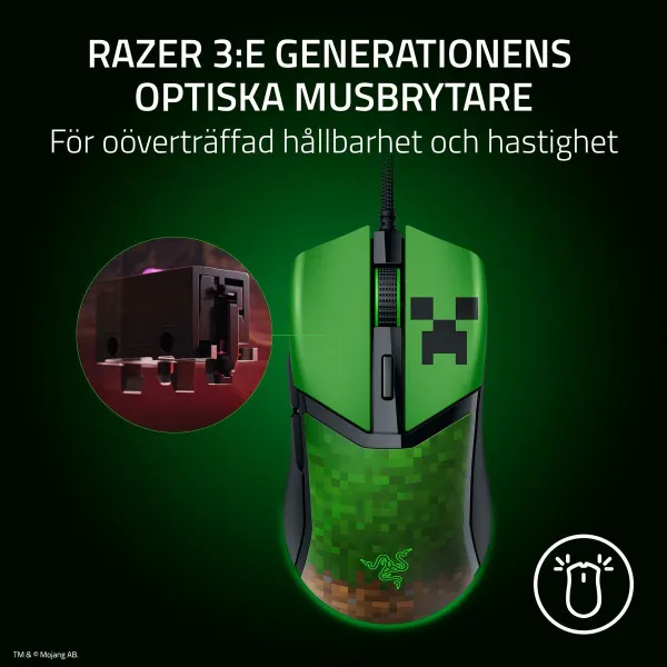 Pelė Razer RZ01-04650200-R3M1 Žalia 8500 dpi