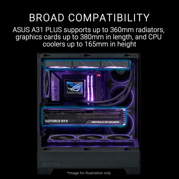 ATX semi-tornikotelo Asus 90DC00R0-B19000 Musta