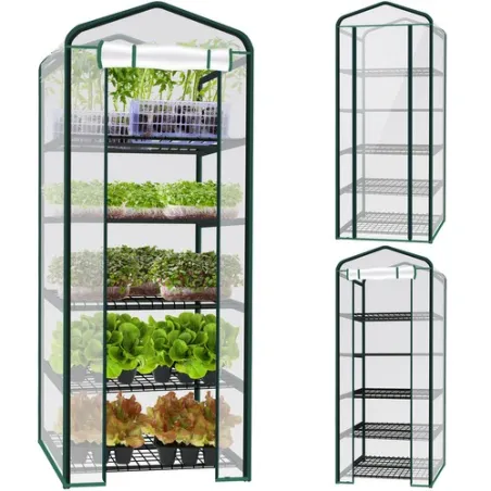 Minifoliokasvihuone - 5 hyllyä 23359