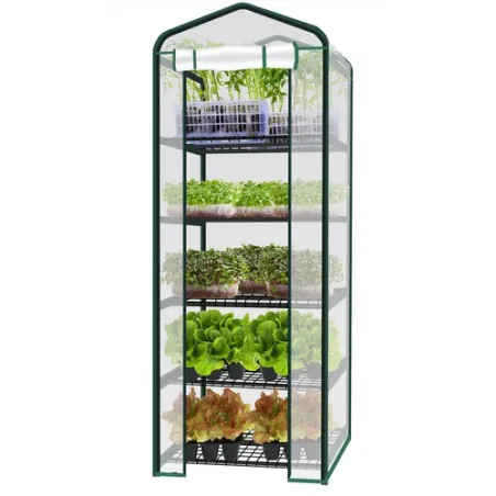 Minifoliokasvihuone - 5 hyllyä 23359