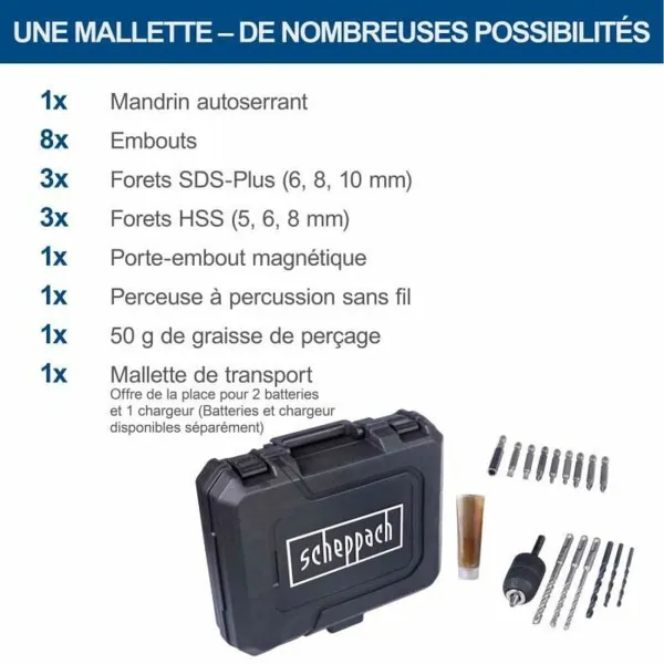 Electric screwdriver Scheppach C-RHD130-X
