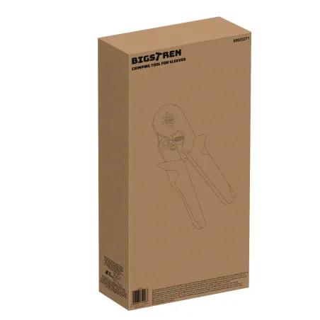 Užspaudimo įrankis 0,25–10 mm2 antgaliams Bigstreen 23271