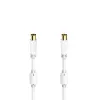 Coaxial TV Antenna Cable Hama 00205245 White 75 cm