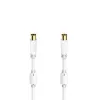 Coaxial TV Antenna Cable Hama 00205245 White 75 cm