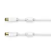 Coaxial TV Antenna Cable Hama 00205245 White 75 cm