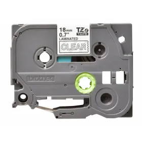 Laminated Tape for Labelling Machines Brother TZE145 Grey 18mm
