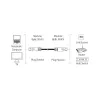 UTP Category 6 Rigid Network Cable Hama 00200915 Grey 1,5 m (25 Units)