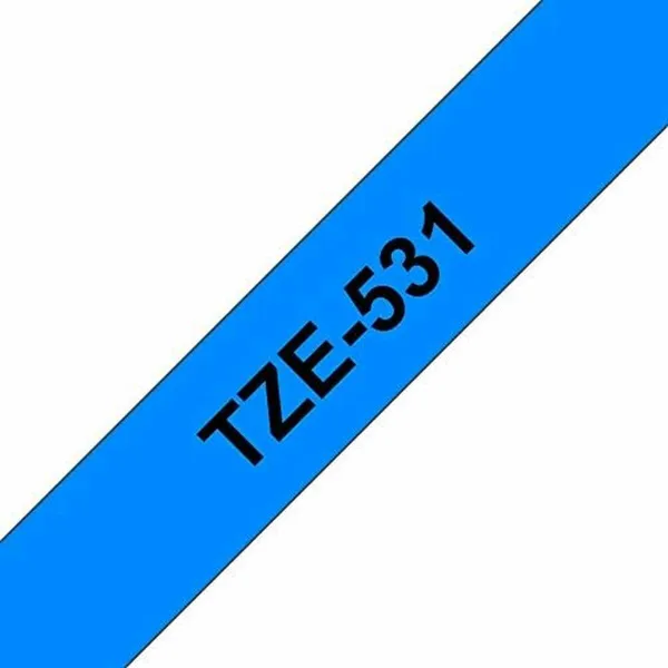 Laminoitu teippi tarrakoneelle Brother Tape TZE531 Sininen 12 mm