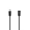 USB Cable Hama 00200620 Black Male Plug/Socket