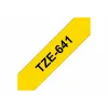 Laminated Tape for Labelling Machines Brother TZE641 Yellow Black Black/Yellow 18mm
