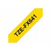 Alkuperäinen pistematriisiteippi Brother Tape TZ-FX641 Musta/Keltainen 18mm