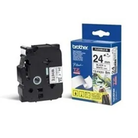Alkunperäinen mustepatruuna Brother TZEFX651 Keltainen Musta/Keltainen