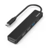 USB Hub Hama 00200117 Black 60 W