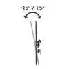 TV Mount Hama 00220808 32" 75" 40 kg