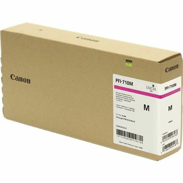 Original Ink Cartridge Canon PFI-710M Black Magenta