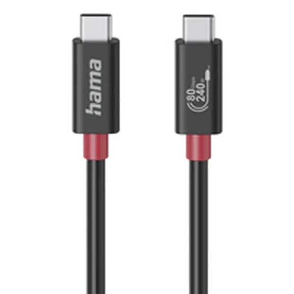 USB-C-Kaapeli Hama 00200799 Musta