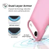 Speck Presidio Lux MagSafe - iPhone Air Case (Ibis Pink / Dark Ibis / Kanon Green)