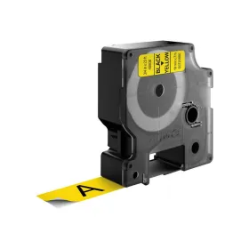 Liimaetiketit Dymo S0720880 Musta/Keltainen 7 m
