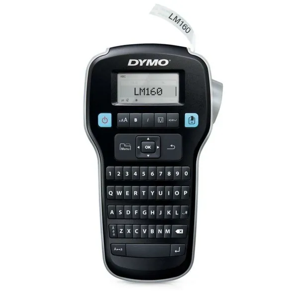Pārnēsājams elektroniskais birku izgatavotājs Dymo Label Manager 160 Melns