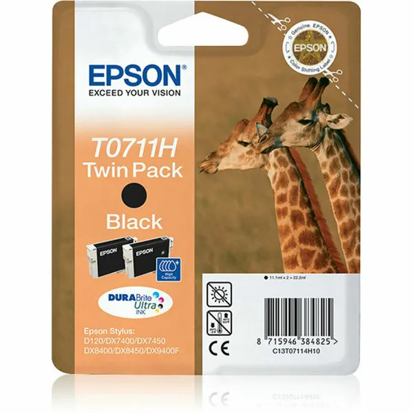 Oriģinālais Tintes Kārtridžs Epson C13T07114H10 Melns