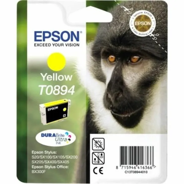 Originali rašalo kasetė S20/21/SX105 Epson C13T08944011 Geltona