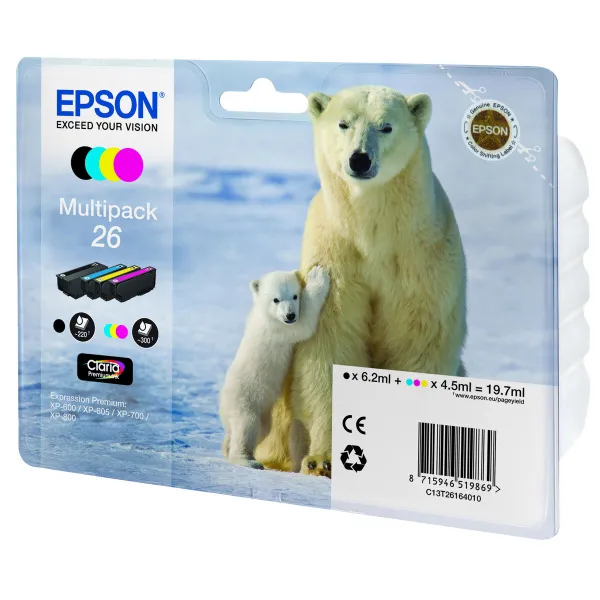 Originali rašalo kasetė Epson C13T26164010