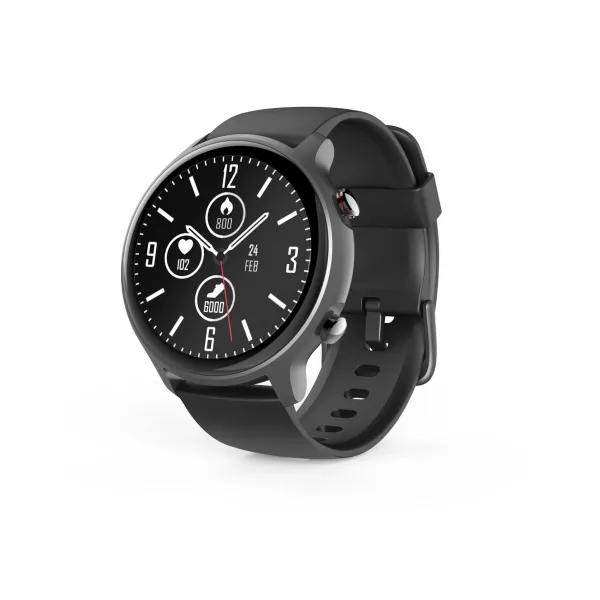 Išmanusis laikrodis Hama 00178610 Juoda Pilka 1,28" Ø 46 mm