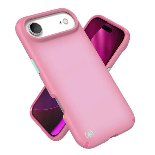 Speck Presidio Lux MagSafe - iPhone Air Case (Ibis Pink / Dark Ibis / Kanon Green)