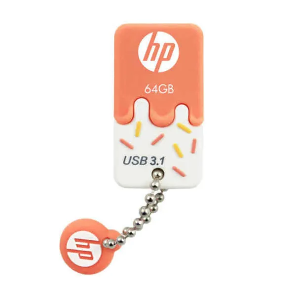 USB atmintukas HP HPFD778O-64 Oranžinė 64 GB 75 MB/s (1 vnt.)