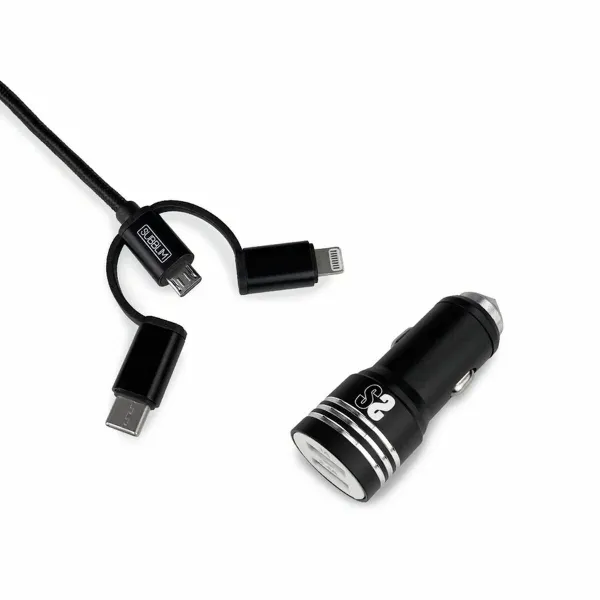 Universālais Auto USB Lādētājs + Car USB-C Kabelis Subblim SUB-CHG-4CC002
