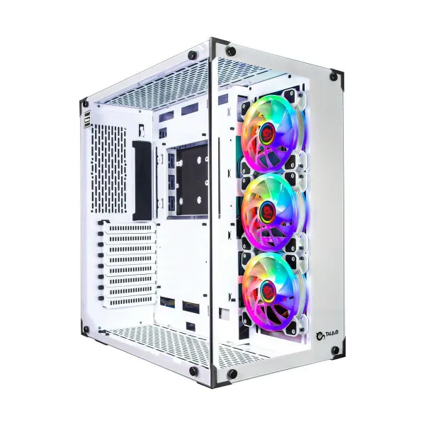 ATX Semi-tower Korpus Talius CRONOS Valge