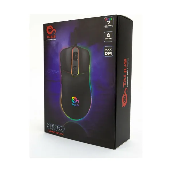 Spēļu Pele Talius SKYRAY 4000 dpi Melns