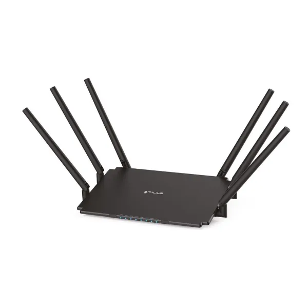 Maršrutizatorius Talius RT2100GLAN Juoda USB RJ45 Ethernet LAN USB 3.2 USB x 3 Wi-Fi
