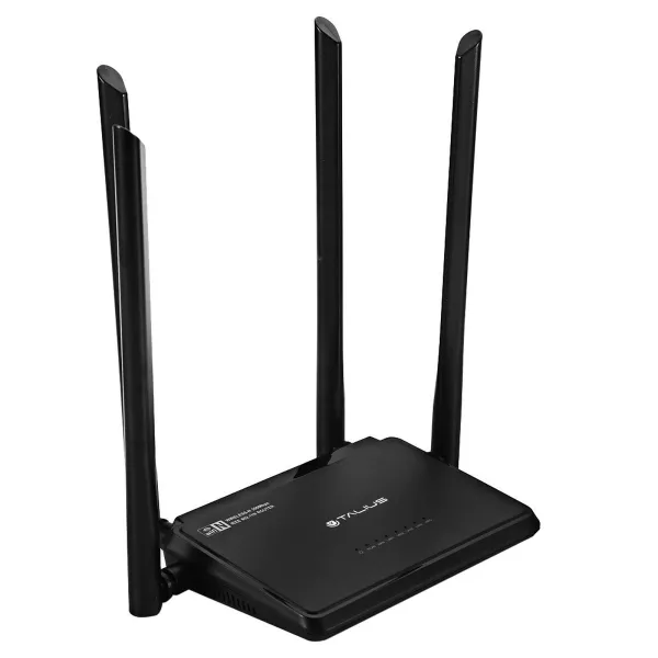 Maršrutizatorius Talius RT-300-N4D Juoda RJ45 Ethernet LAN USB x 3 Wi-Fi