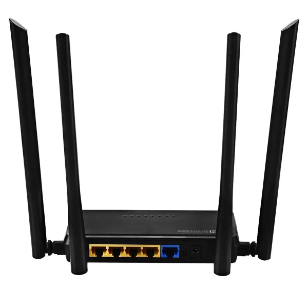 Maršrutizatorius Talius RT-300-N4D Juoda RJ45 Ethernet LAN USB x 3 Wi-Fi