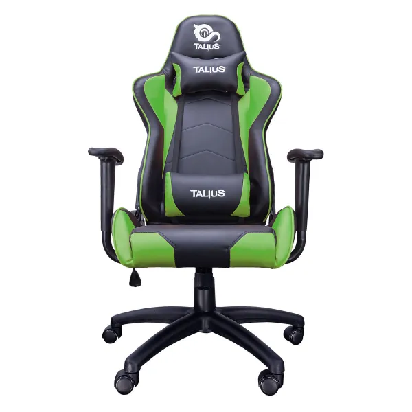 Žaidimų kėdė Talius Gecko V2 Juoda Žalia Juoda / Žalia