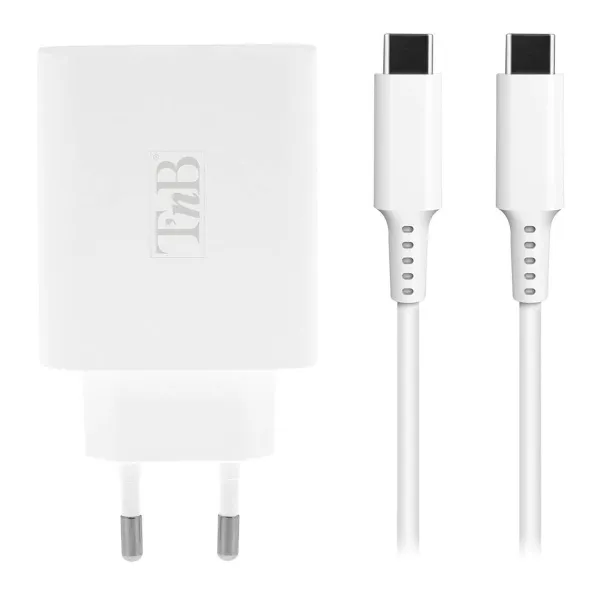 Зарядное для розетки + Кабель-USB-C T'NB CHNBTINY65 65 W