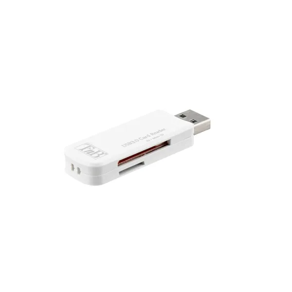 Ārējais karšu lasītājs T'NB Mini USB 3.0 Balts
