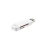 Ārējais karšu lasītājs T'NB Mini USB 3.0 Balts