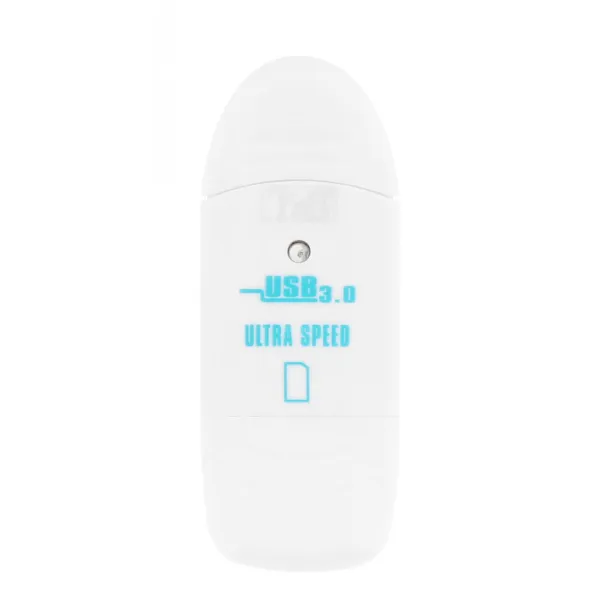 Ārējais karšu lasītājs T'NB Mini USB 3.0 Balts