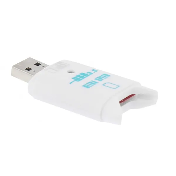 Ārējais karšu lasītājs T'NB Mini USB 3.0 Balts