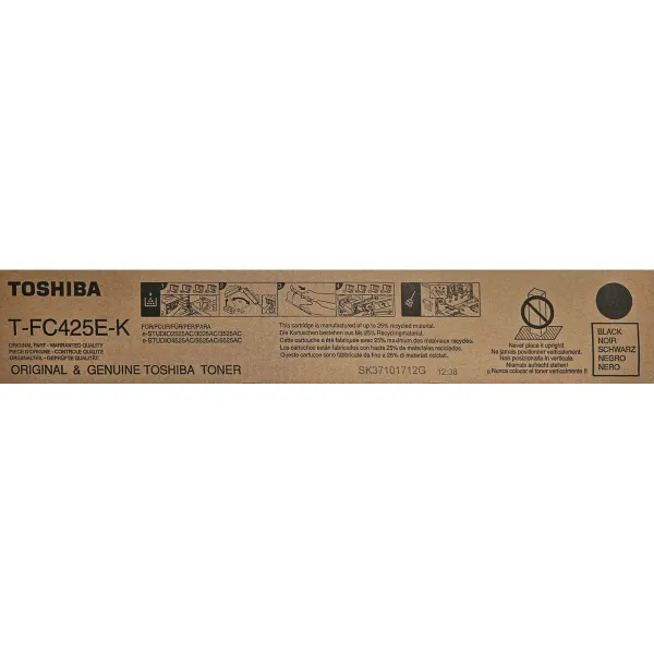 Оригинальный тонер Toshiba T-FC425EK e-STUDIO6525AC Series Чёрный