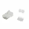 UTP jungtis (RJ45 kategorija 6) Equip 121146 Skaidrus 100 vnt.
