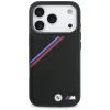 BMW M Tricolor Metal Logo MagSafe - iPhone 17 Pro Case (Black)