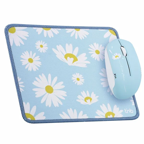 Игровая мышь с ковриком T'NB DAISY Синий