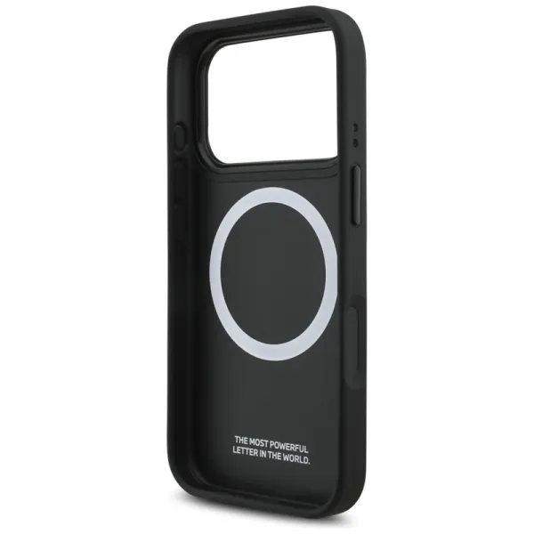 BMW M Tricolor Metal Logo MagSafe - iPhone 17 Pro Case (Black)