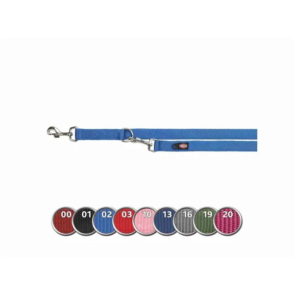 Adjustable dog leash Trixie Graphite M/L