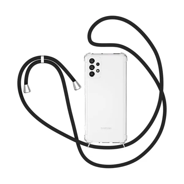 Mobiliojo telefono dėklas Samsung Galaxy A23 4G / A23 5G / M23 Juoda