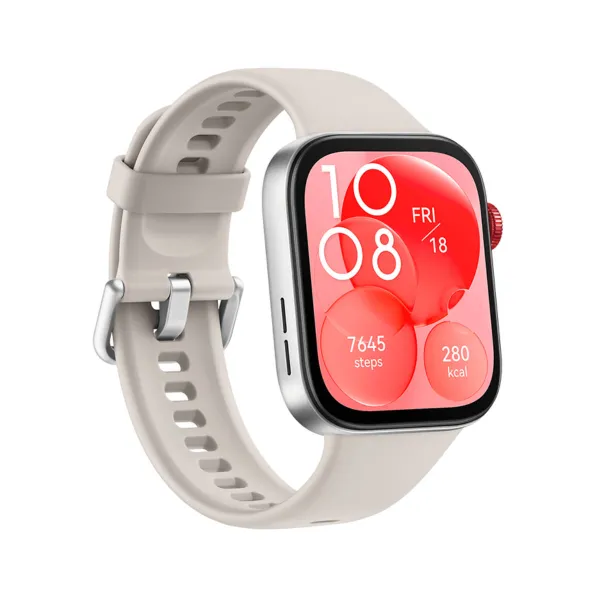 Viedpulkstenis Huawei Watch Fit 3 Balts Sudrabains