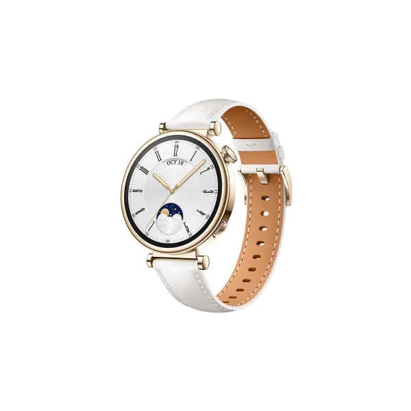 Išmanusis laikrodis GT4 Classic Huawei Watch GT 4 41mm Balta Auksinis